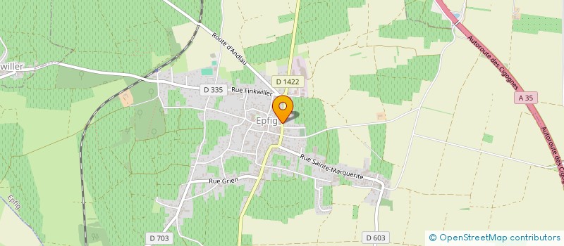 localisation de l'entreprise ASSOCIATION DES DOCTEURS SALVAT ET TRIQUENEAUX  EPFIG