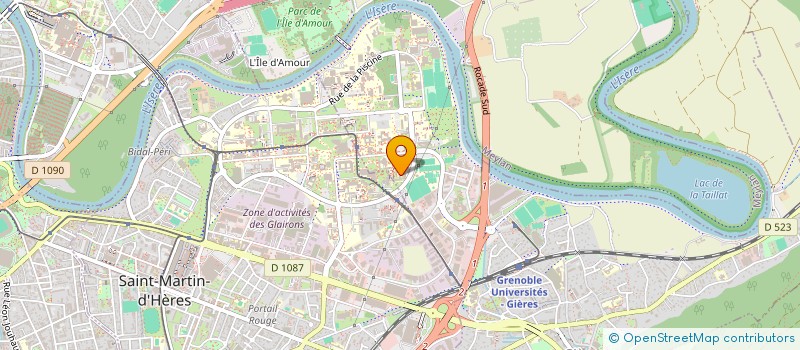 localisation de l'entreprise ASSOCIATION DES DOCTORANT.E.S EN DROIT DE L'UNIVERSITE GRENOBLE ALPES (ADDUGA)  SAINT-MARTIN-D'HERES