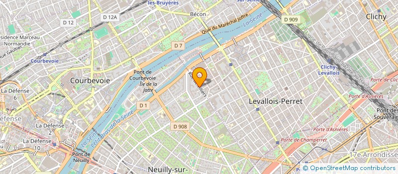 localisation de l'entreprise ASSOCIATION DES DOCTORANTS AU GRIPIC (ADAGE) à NEUILLY-SUR-SEINE