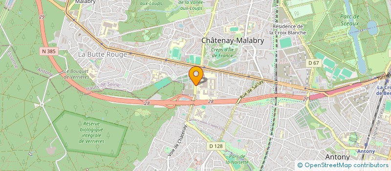 localisation de l'entreprise ASSOCIATION DES DOCTORANTS ET MASTERS EN INNOVATION THERAPEUTIQUE à ORSAY