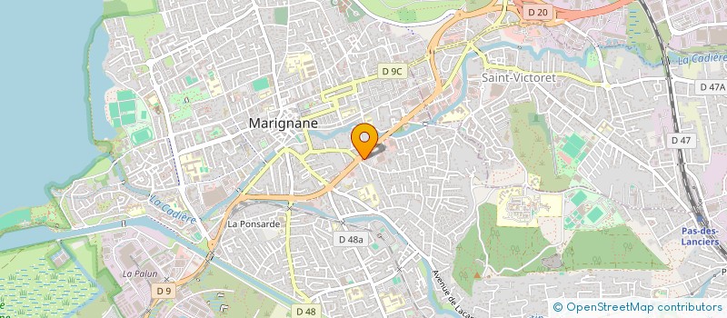 localisation de l'entreprise ASSOCIATION DES DONNEURS DE SANG BENEVOLE DE MARGNANE  MARIGNANE