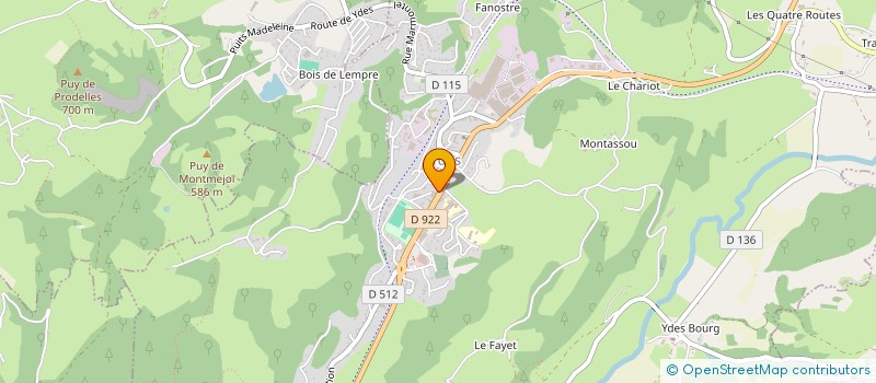 localisation de l'entreprise ASSOCIATION.DES DONNEURS DE SANG BENEVOLES D'YDES ET SES ENVIRONS à YDES
