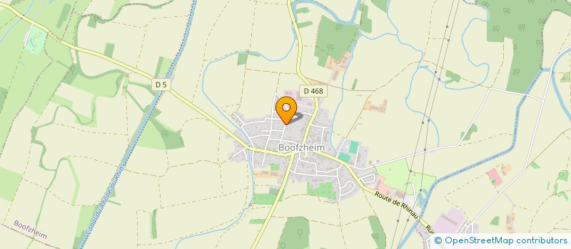 localisation de l'entreprise ASSOCIATION DES DONNEURS DE SANG BENEVOLES DE BOOFZHEIM  BOOFZHEIM