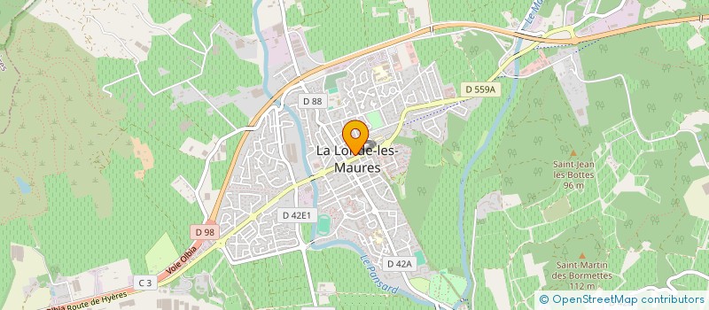 localisation de l'entreprise ASSOCIATION DES DONNEURS DE SANG BENEVOLES DE LA LONDE  LA LONDE-LES-MAURES