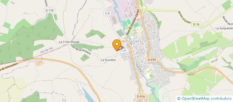 localisation de l'entreprise ASSOCIATION DES DONNEURS DE SANG BENEVOLES DE LA REGION DE VIMOUTIERS à VIMOUTIERS