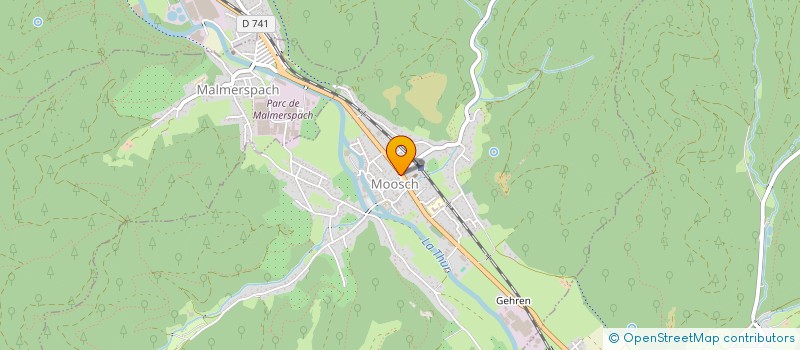 localisation de l'entreprise ASSOCIATION DES DONNEURS DE SANG BENEVOLES DE MOOSCH-GEISHOUSE-MALMERSPACH à MOOSCH