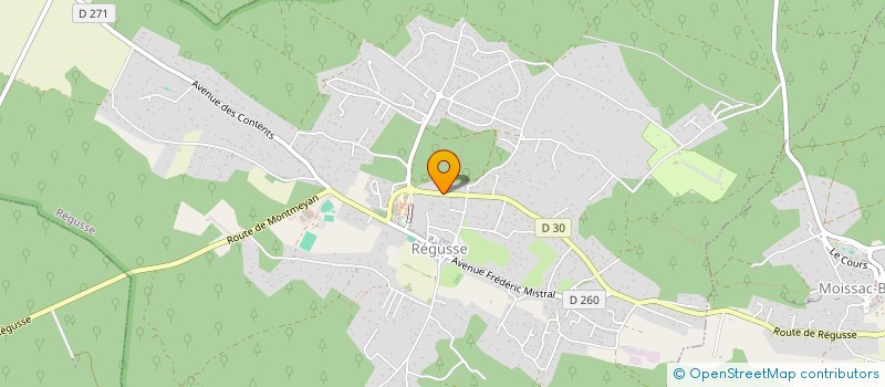 localisation de l'entreprise ASSOCIATION DES DONNEURS DE SANG BENEVOLES DE REGUSSE ET SES ENVIRONS à REGUSSE