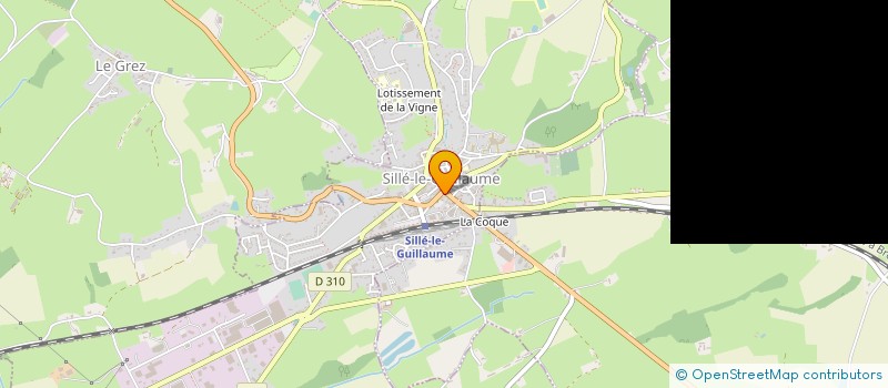 localisation de l'entreprise ASSOCIATION DES DONNEURS DE SANG BENEVOLES DU CANTON DE SILLE LE GUILLAUME à SILLE-LE-GUILLAUME