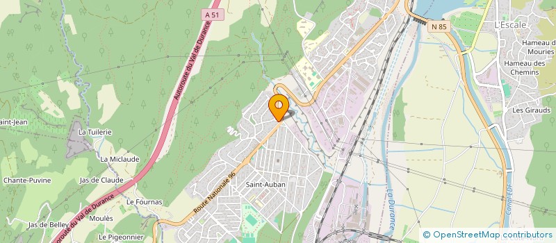 localisation de l'entreprise ASSOCIATION DES DONNEURS DE SANG BENEVOLES DU CANTON DE VOLONNE à CHATEAU-ARNOUX-SAINT-AUBAN