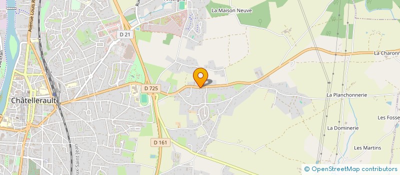 localisation de l'entreprise ASSOCIATION DES DONNEURS DE SANG BENEVOLES RESIDANT A JOUSSE MAUPREVOIR PAYROUX ET ST MARTIN L ARS à CHATELLERAULT