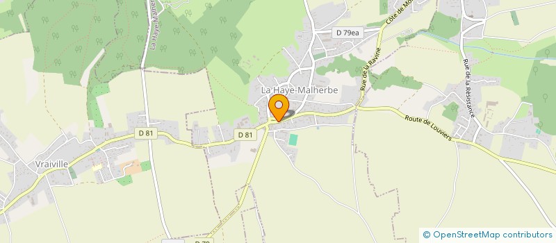 localisation de l'entreprise ASSOCIATION DES DONNEURS DE SANG DE LA HAYE MALHERBE ET DES ENVIRONS  LA HAYE-MALHERBE