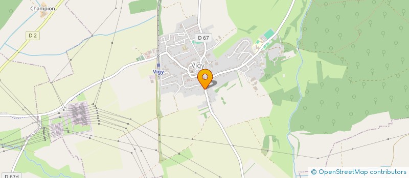 localisation de l'entreprise ASSOCIATION DES DONNEURS DE SANG DE VIGY ET DES ENVIRONS  VIGY