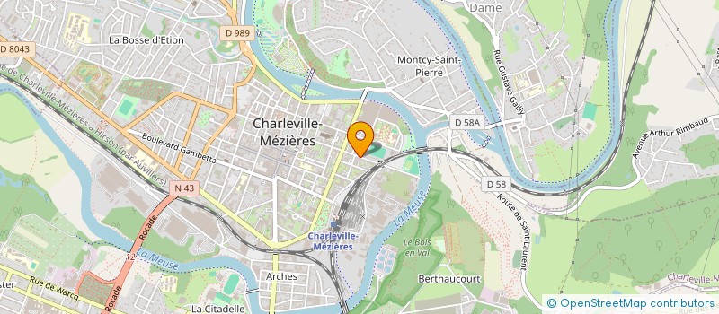 localisation de l'entreprise ASSOCIATION DES DRIVES FERMIERS DES ARDENNES à CHARLEVILLE-MEZIERES