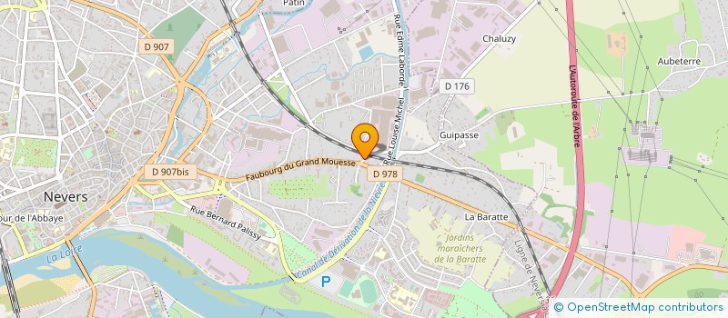 localisation de l'entreprise ASSOCIATION DES DROITS DE L'HOMME DE NEVERS à NEVERS
