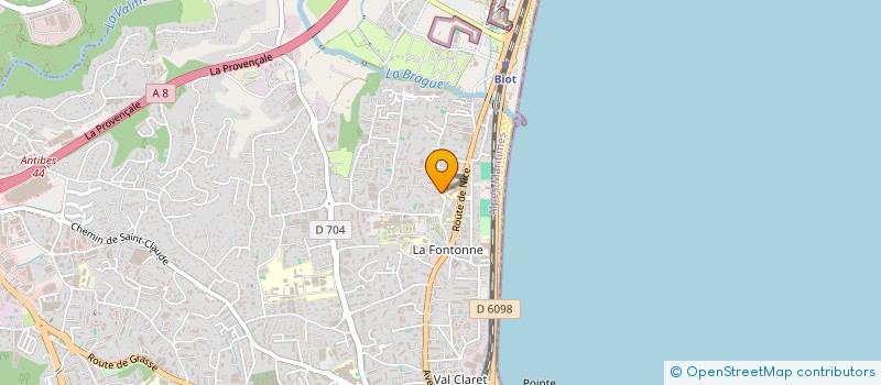 localisation de l'entreprise ASSOCIATION DES DUPLEIXIENS ET DE LEURS AMIS à ANTIBES