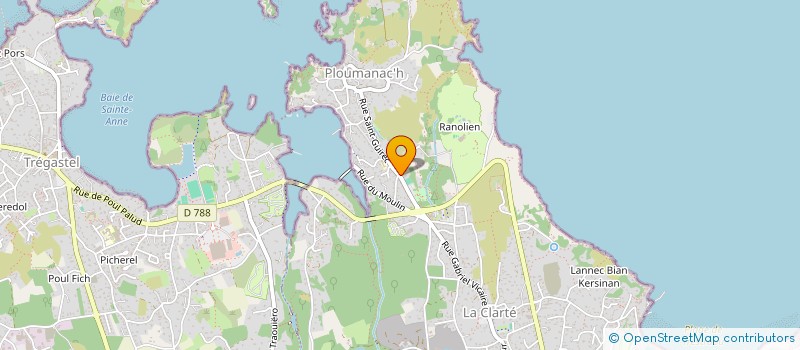 localisation de l'entreprise ASSOCIATION DES ECOLES DE PLOUMANAC'H  PERROS-GUIREC