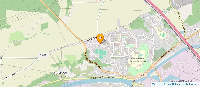 localisation de l'entreprise ASSOCIATION DES ECOLES DE VENTE  MONTEREAU-FAULT-YONNE