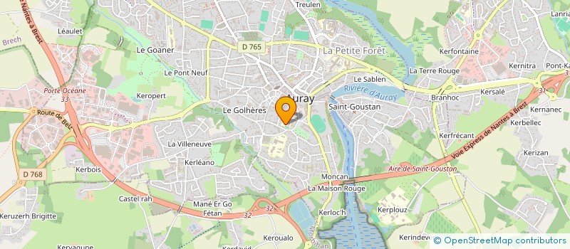 localisation de l'entreprise ASSOCIATION DES ECOLES DU LOCH à AURAY