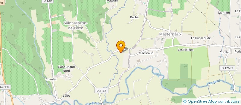 localisation de l'entreprise ASSOCIATION DES ECURIES D'EPONA  LANDERROUET-SUR-SEGUR