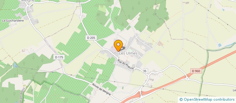 localisation de l'entreprise ASSOCIATION DES ECURIES DU CERCLE D'OR (ASSECO)  LES ULMES