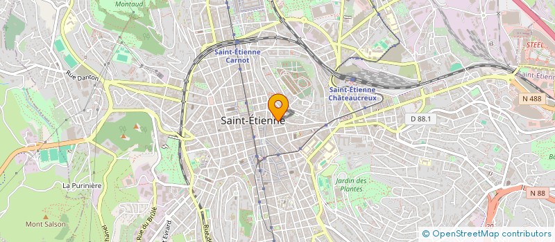 localisation de l'entreprise ASSOCIATION DES EDITEURS STEPHANOIS  SAINT-ETIENNE