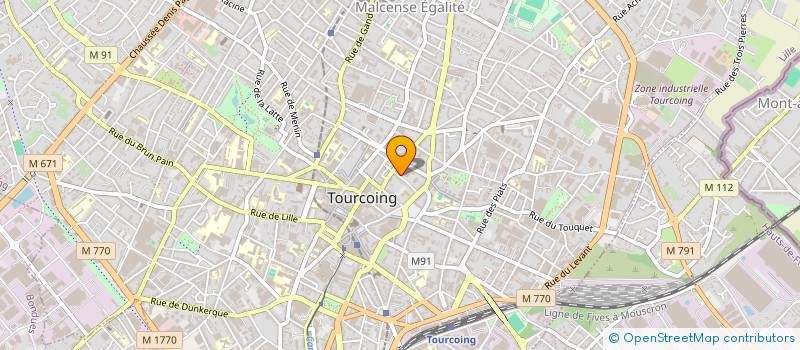 localisation de l'entreprise ASSOCIATION DES EDITIONS MELI-MELO  TOURCOING