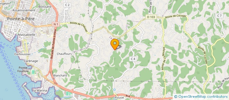 localisation de l'entreprise ASSOCIATION DES EDUCATEURS DE LA GUADELOUPE ET DES OUTRE MERS  LE GOSIER