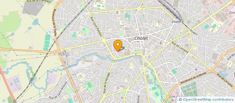 localisation de l'entreprise ASSOCIATION DES EHPAD DU CENTRE HOSPITALIER DE CHOLET à CHOLET
