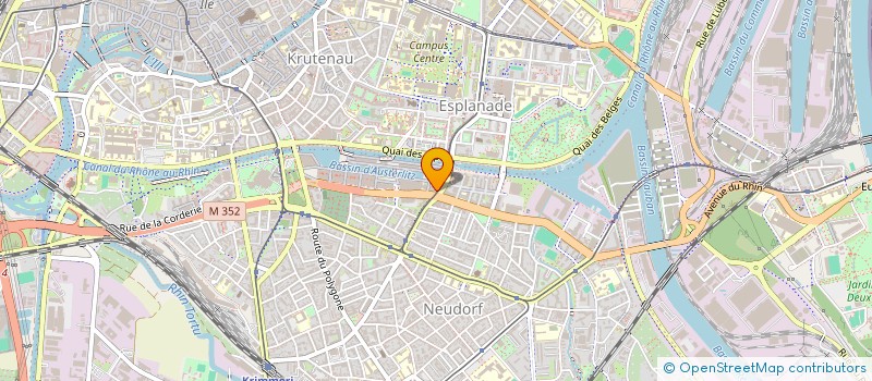 localisation de l'entreprise ASSOCIATION DES ELEVES CONSERVATEURS TERRITORIAUX DE BIBLIOTHEQUES à STRASBOURG