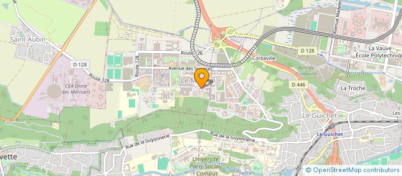 localisation de l'entreprise ASSOCIATION DES ELEVES DE CENTRALE SUPELEC à GIF-SUR-YVETTE