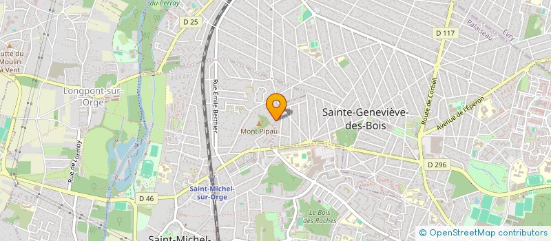 localisation de l'entreprise ASSOCIATION DES ELEVES DE DROIT ECONOMIE MANAGEMENT D'ORSAY  SAINT-MICHEL-SUR-ORGE