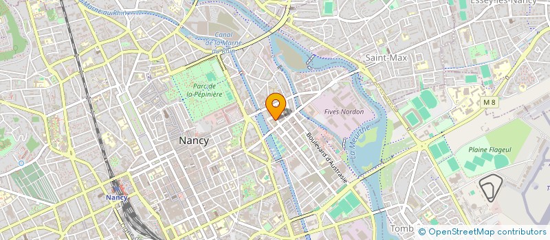 localisation de l'entreprise ASSOCIATION DES ELEVES DE L'ECOLE EUROPEENNE D'INGENIEURS EN GENIE DES MATERIAUX  NANCY