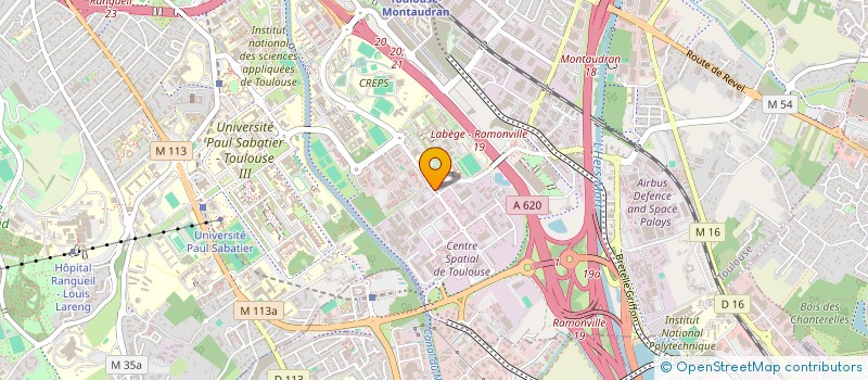 localisation de l'entreprise ASSOCIATION DES ELEVES DE L'ENSAE à TOULOUSE