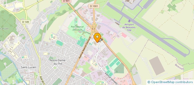 localisation de l'entreprise ASSOCIATION DES ELEVES ET INGENIEURS DE L'ITII  BEAUVAIS