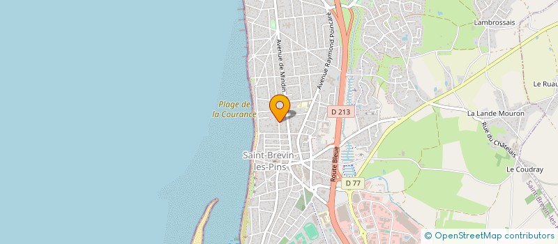 localisation de l'entreprise ASSOCIATION DES ELEVES, PARENTS ET AMIS DE L'ECOLE INTERCOMMUNALE DE MUSIQUE SUD ESTUAIRE à SAINT-BREVIN-LES-PINS