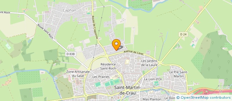 localisation de l'entreprise ASSOCIATION DES ELEVEURS DE LANCEVARD à SAINT MARTIN DE CRAU
