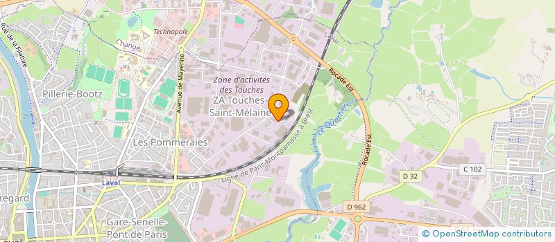localisation de l'entreprise ASSOCIATION DES ELEVEURS DE LAPINS BIO DE FRANCE à LAVAL