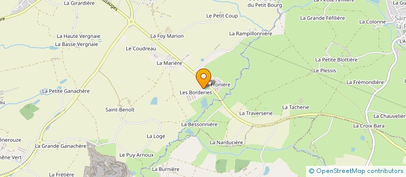 localisation de l'entreprise ASSOCIATION DES ELEVEURS ET CAVALIERS HERBRETAIS  LES HERBIERS