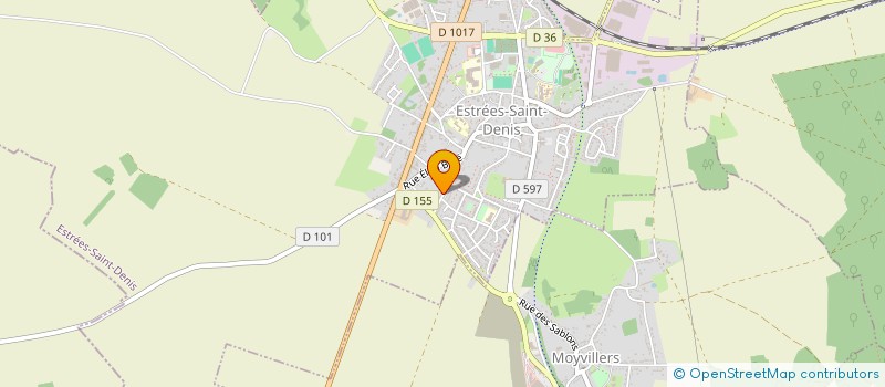 localisation de l'entreprise ASSOCIATION DES ELUS DU QUARTIER DE LA NEUVILLE ROY  LA NEUVILLE-ROY