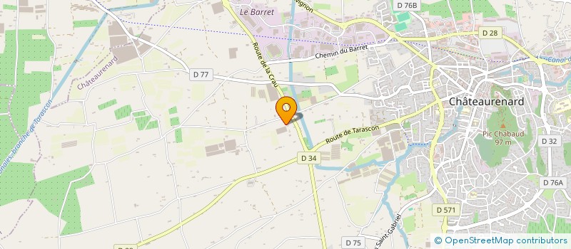 localisation de l'entreprise ASSOCIATION DES ENCLUMES DE LA CRAU DE CHATEAURENARD à CHATEAURENARD