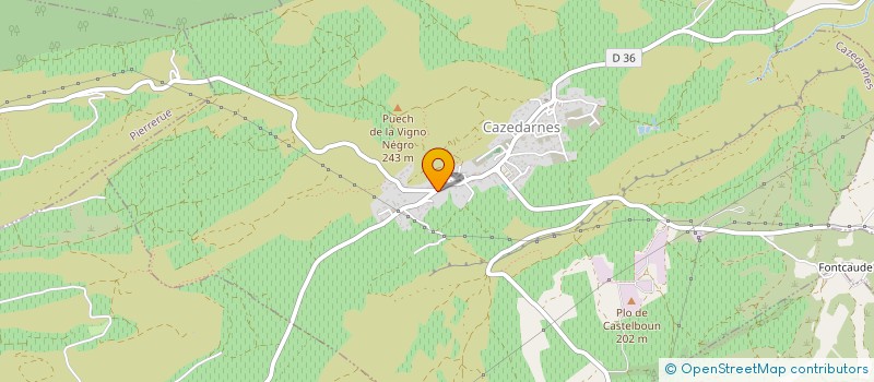 localisation de l'entreprise ASSOCIATION DES ENDURISTES CAZEDARNAIS  CAZEDARNES