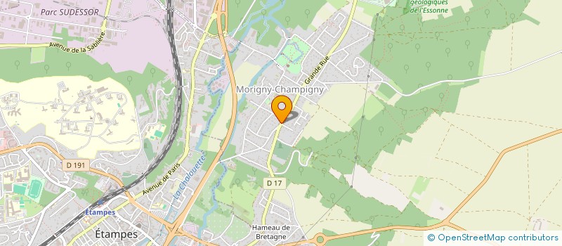 localisation de l'entreprise ASSOCIATION DES ENFANTS DE MORIGNY à MORIGNY-CHAMPIGNY