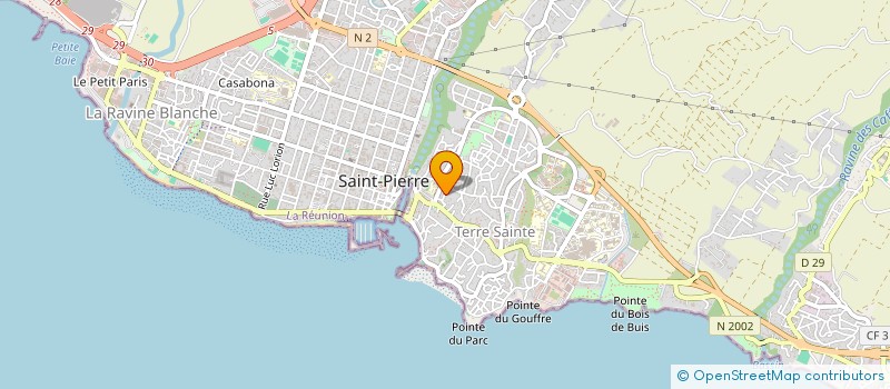 localisation de l'entreprise ASSOCIATION DES ENFANTS DES PAYS DU COUCHANT à SAINT-PIERRE