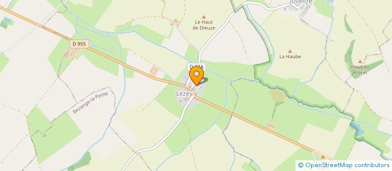 localisation de l'entreprise ASSOCIATION DES ENFANTS DU VAL DE VIDELANGE  LEZEY