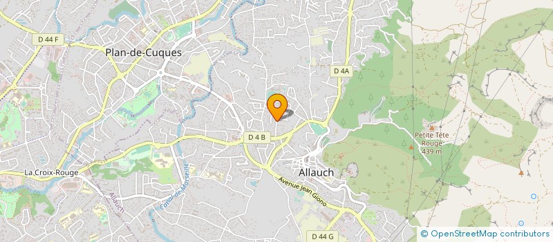 localisation de l'entreprise ASSOCIATION DES ENSEIGNANTS DE L ECOLE ELEMENTAIRE DE PIE D AUTRY  ALLAUCH