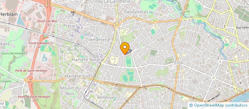 localisation de l'entreprise ASSOCIATION DES ENSEIGNANTS DE L ECOLE ELEMENTAIRE PUBLIQUE DE LA CONTRIE à NANTES