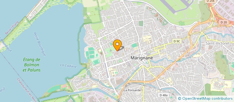 localisation de l'entreprise ASSOCIATION DES ENSEIGNANTS DE LA CIRCONSCRIPTION DE MARIGNANE  MARIGNANE