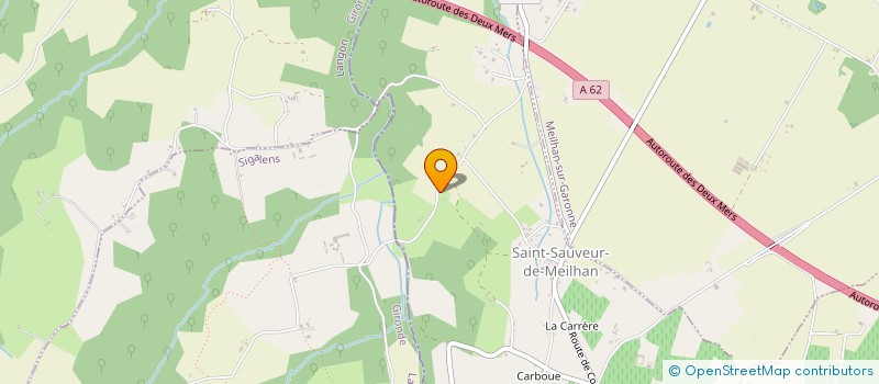 localisation de l'entreprise ASSOCIATION DES ENTENDANTS DEVENUS SOURDS  SAINT-SAUVEUR-DE-MEILHAN