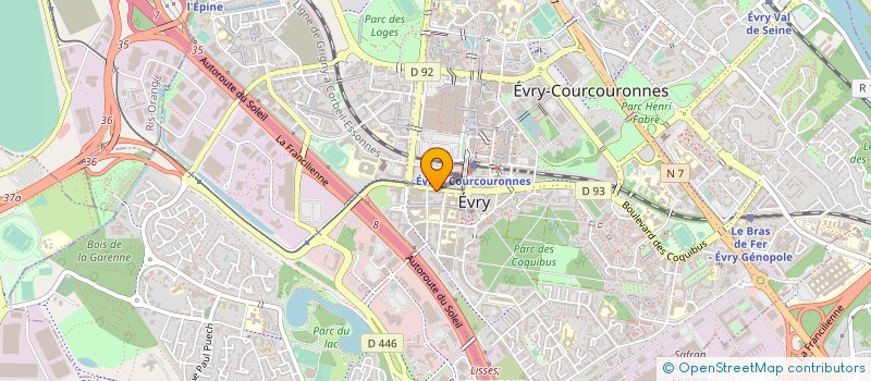 localisation de l'entreprise ASSOCIATION DES ENTREPRENEURS D'EVRY-COURCOURONNES à EVRY-COURCOURONNES