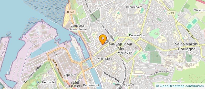 localisation de l'entreprise ASSOCIATION DES ENTREPRENEURS ETUDIANTS DE L'UNIVERSITE DU LITTORAL COTE D'OPALE à BOULOGNE-SUR-MER